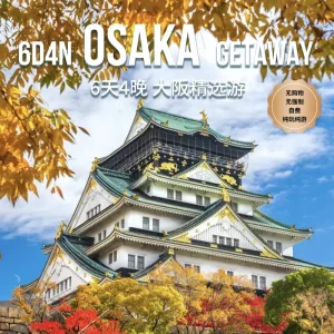 6D4N Osaka Getaway